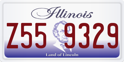IL license plate Z559329