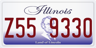 IL license plate Z559330