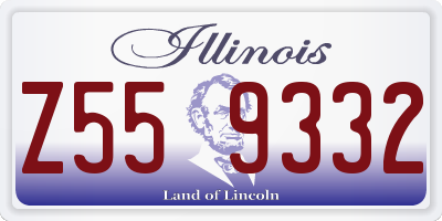 IL license plate Z559332