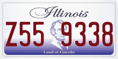 IL license plate Z559338