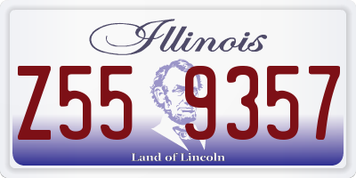 IL license plate Z559357