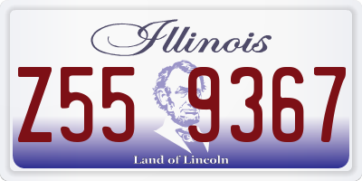 IL license plate Z559367