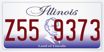 IL license plate Z559373