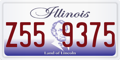 IL license plate Z559375