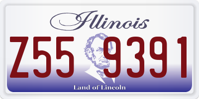 IL license plate Z559391