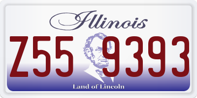 IL license plate Z559393