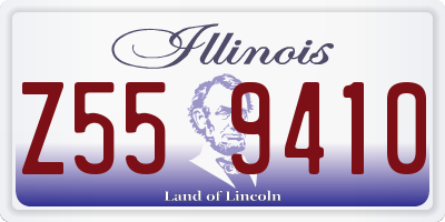 IL license plate Z559410