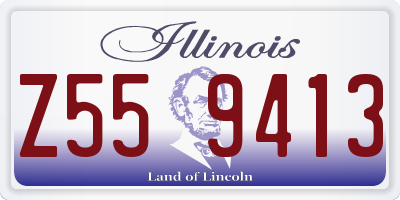 IL license plate Z559413