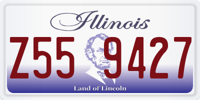 IL license plate Z559427
