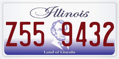 IL license plate Z559432