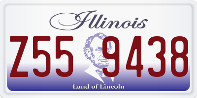 IL license plate Z559438