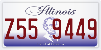 IL license plate Z559449