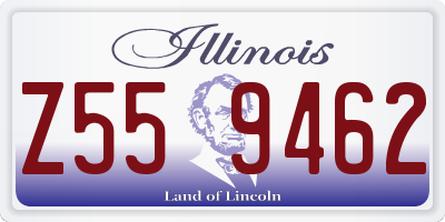 IL license plate Z559462