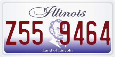 IL license plate Z559464