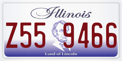 IL license plate Z559466