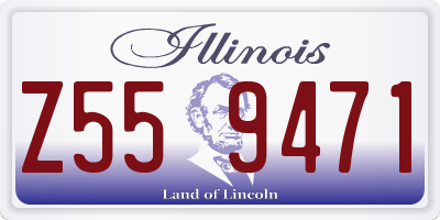 IL license plate Z559471