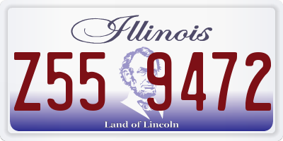 IL license plate Z559472