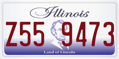 IL license plate Z559473