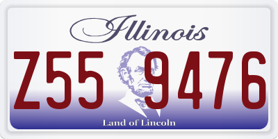 IL license plate Z559476