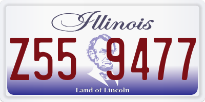 IL license plate Z559477