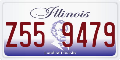 IL license plate Z559479