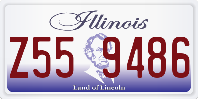 IL license plate Z559486