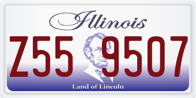 IL license plate Z559507