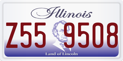 IL license plate Z559508