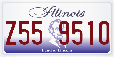 IL license plate Z559510