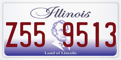 IL license plate Z559513