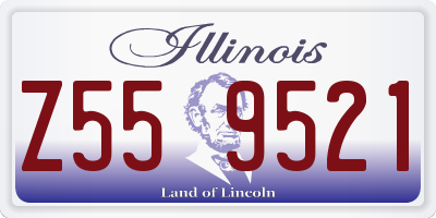 IL license plate Z559521