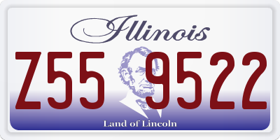 IL license plate Z559522