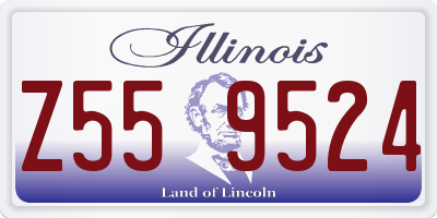IL license plate Z559524