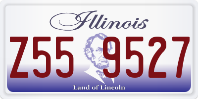 IL license plate Z559527