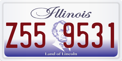 IL license plate Z559531