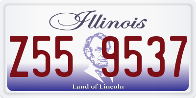 IL license plate Z559537