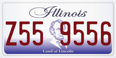 IL license plate Z559556
