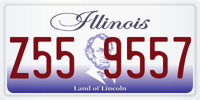 IL license plate Z559557