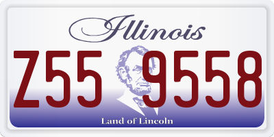 IL license plate Z559558