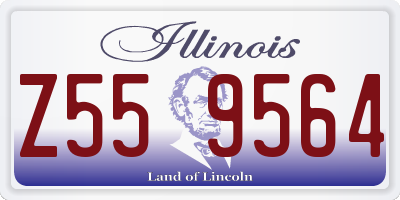 IL license plate Z559564