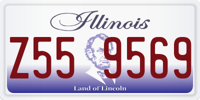 IL license plate Z559569