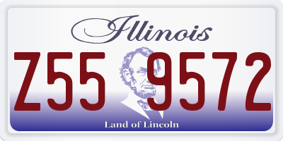 IL license plate Z559572
