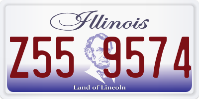IL license plate Z559574