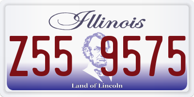 IL license plate Z559575
