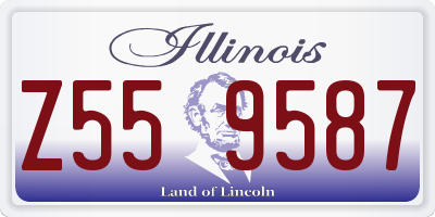 IL license plate Z559587