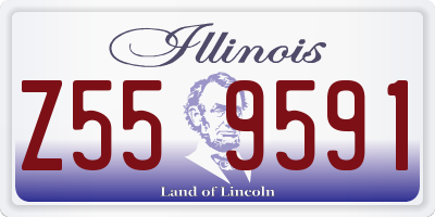 IL license plate Z559591