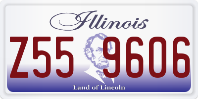 IL license plate Z559606
