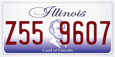 IL license plate Z559607