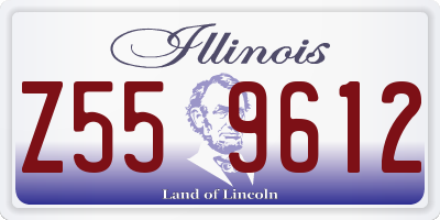 IL license plate Z559612