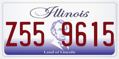 IL license plate Z559615